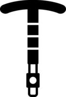 Deep Socket Spark Wrench Glyph vector