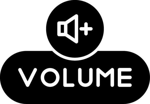 Increase Volume Button Glyph