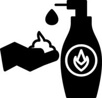 Lightweight Face Moisturizer Glyph vector