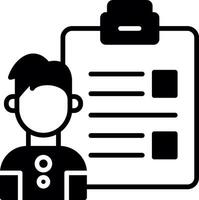 Client Shared Project Brief Glyph vector