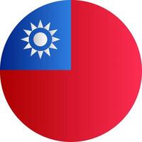 Flag of Taiwan Gradient vector
