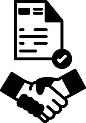 Client Accepted Your Proposal Glyph