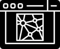 Netlify Static Hosting Glyph vector