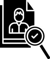 Custom Virtual Zoom Background Glyph vector