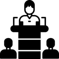 Breakout Discussion Room Feature Glyph vector