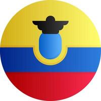 Flag of Ecuador Gradient vector