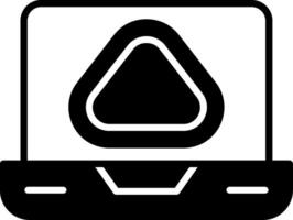 Vercel Frontend Hosting Icon Glyph vector