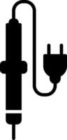 Precision Soldering Iron Glyph vector