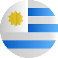 Flag of Uruguay Gradient vector