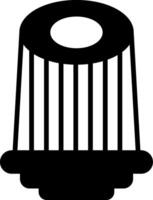 Engine Air Filter Glyph vector