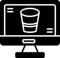 Bitbucket Repo Service Glyph vector