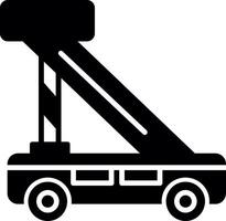 Aircraft Disembarkation Procedure Glyph vector