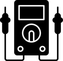 Handheld Voltage Tester Glyph vector