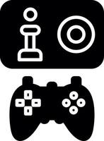 Customizable Game Avatar Glyph vector