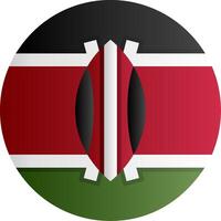Flag of Kenya Gradient vector