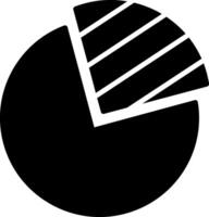 Vertical Bar Chart Stats Glyph vector