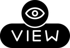 View Details Button Glyph vector
