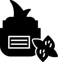 Lightweight Dry Body Oil Glyph vector