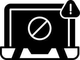 Boot Error at Startup Glyph vector