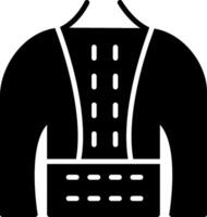Lumbar Mesh Back Support Glyph vector