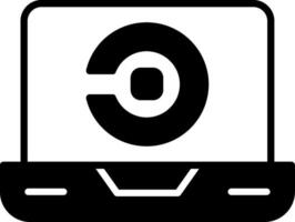 CircleCI Continuous Integration Glyph vector