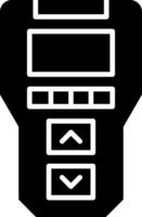 Handheld OBD II Scanner Glyph vector