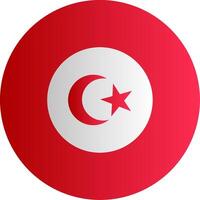Flag of Tunisia Gradient vector