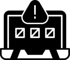 Port Unreachable Error Glyph vector