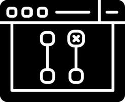Git Pull from Remote Icon Glyph vector