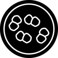Moraxella catarrhalis Upper Respiratory Bacterium Glyph vector