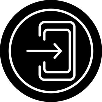 salida número autopista firmar glifo vector