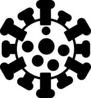 Mycoplasma genitalium Urogenital Bacterium Glyph vector