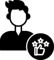 Write Product Review Glyph vector