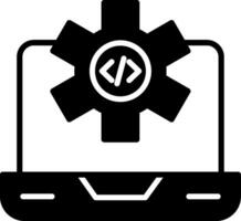 Dev Environment Workspace Glyph vector