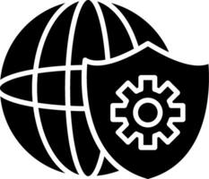 Chromium Based Web Browser Icon Glyph vector