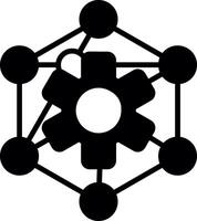 Platform Edge Markings Glyph vector
