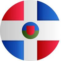 Flag of Dominican Republic Gradient vector