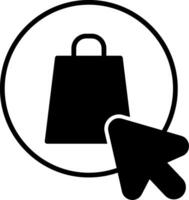 Make Online Purchase Glyph vector