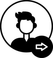 Checkout Payment Process Glyph vector
