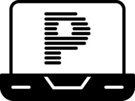 Prettier Code Formatter Icon Glyph vector