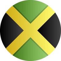 Flag of Jamaica Gradient vector
