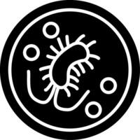 Pasteurella multocida Animal Bite Pathogen Glyph vector