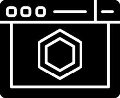 ESLint JavaScript Linter Glyph vector