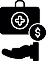 Accessible Emergency Savings Fund Glyph vector