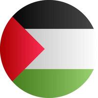 Flag of Palestine Gradient vector