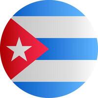 Flag of Cuba Gradient vector