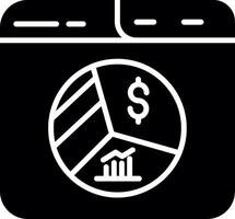 Personalized Investment Portfolio Setup Glyph vector