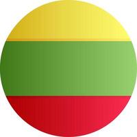 Flag of Lithuania Gradient vector