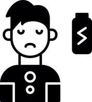 Practical Burnout Prevention Tips Glyph vector