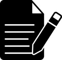 Web Manifest Config File Glyph vector